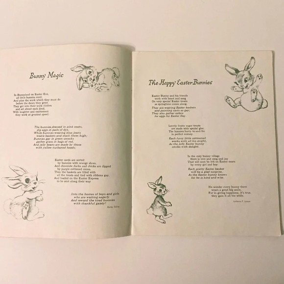 Vintage 1974 Bunny Tales Paperback Ideals Publishing Corp Book - Picture 8 of 13